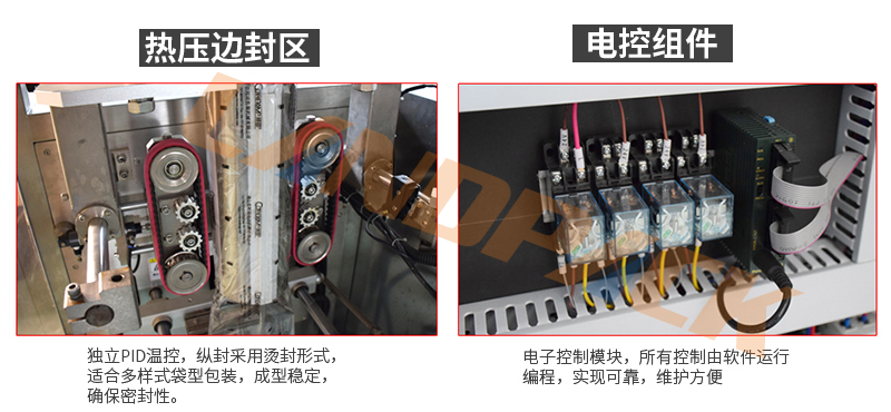 電控組件,熱壓邊封區